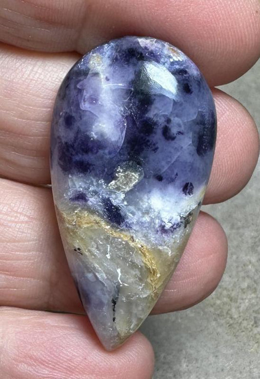 Teardrop 40x20mm Tiffany Stone Cabochon 41
