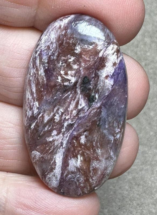 Oval 40x22mm Designer Charoite Cabochon 07