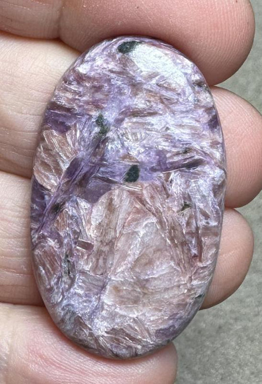 Oval 39x23mm Designer Charoite Cabochon 09