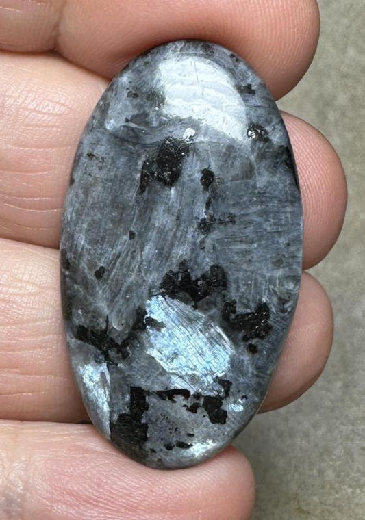 Oval 39x21mm Larvikite Cabochon 26