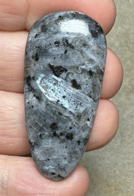 Freeform 43x20mm Larvikite Cabochon 33