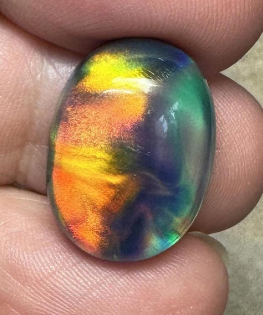 Oval 20x14mm Aurora Opal Cabochon 61