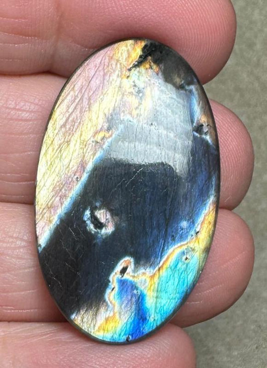 Oval 36x21mm Labradorite Cabochon 238