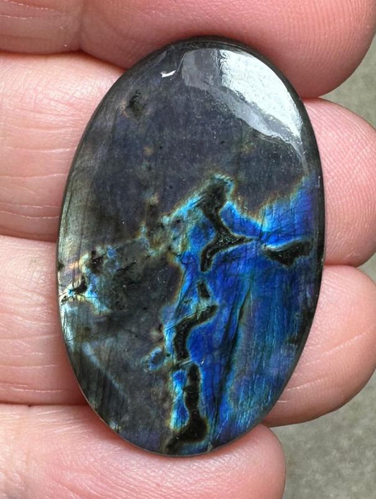 Oval 33x21mm Labradorite Cabochon 249