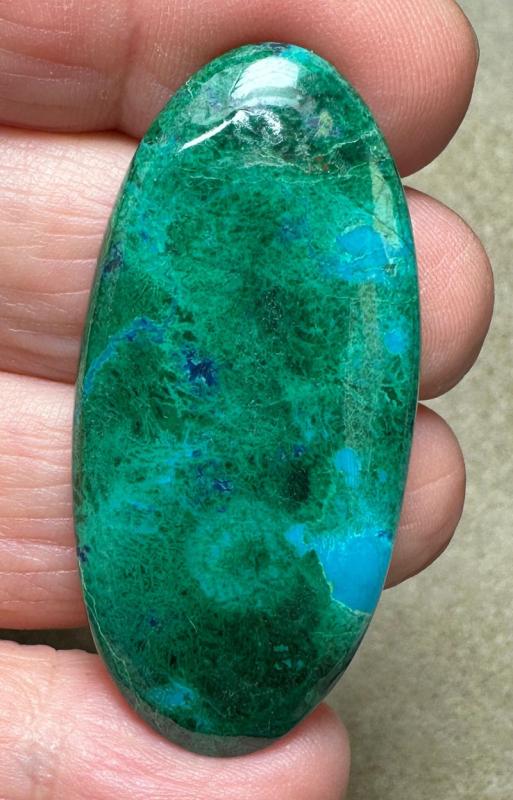 Oval 47x22mm Eilat Stone Cabochon 15