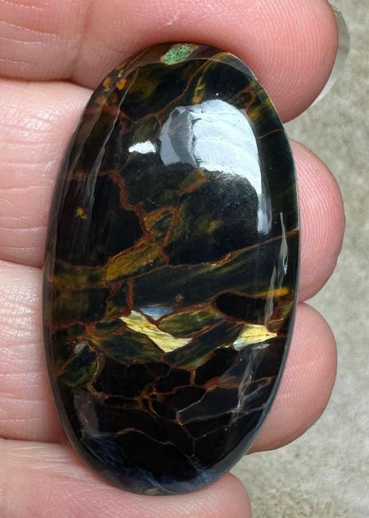 Oval 39x21mm Pietersite Cabochon 64