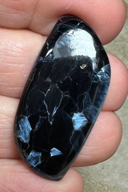 Freeform 38x18mm Pietersite Cabochon 65