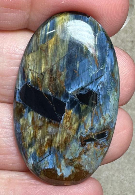 Oval 40x24mm Pietersite Cabochon 69