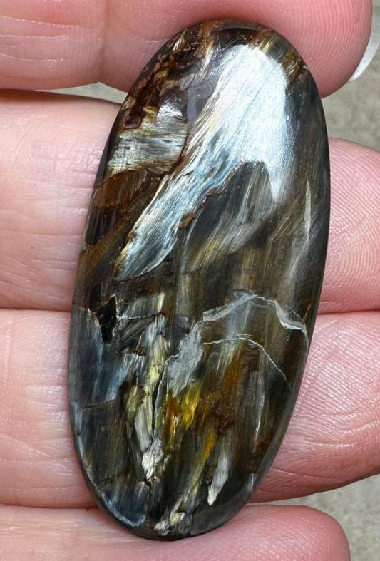 Oval 43x20mm Pietersite Cabochon 88