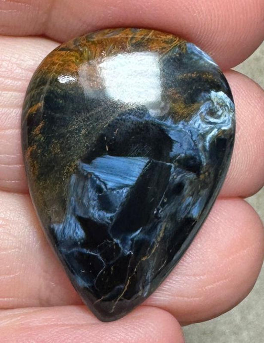Teardrop 30x21mm Pietersite Cabochon 89