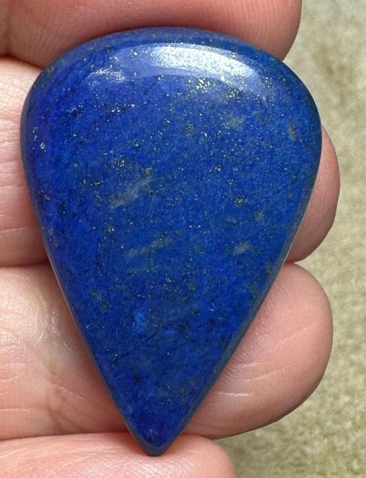 Teardrop 34x24mm Lapis Lazuli Cabochon 22