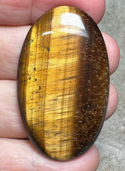 Oval 48x28mm Tigers Eye Cabochon 31