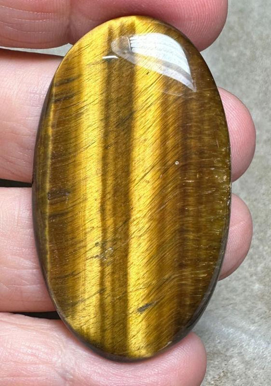 Oval 51x29mm Tigers Eye Cabochon 41