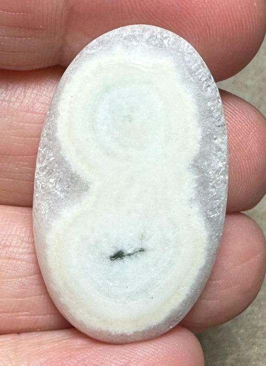 Oval 37x21mm Solar Moss Quartz Cabochon 37