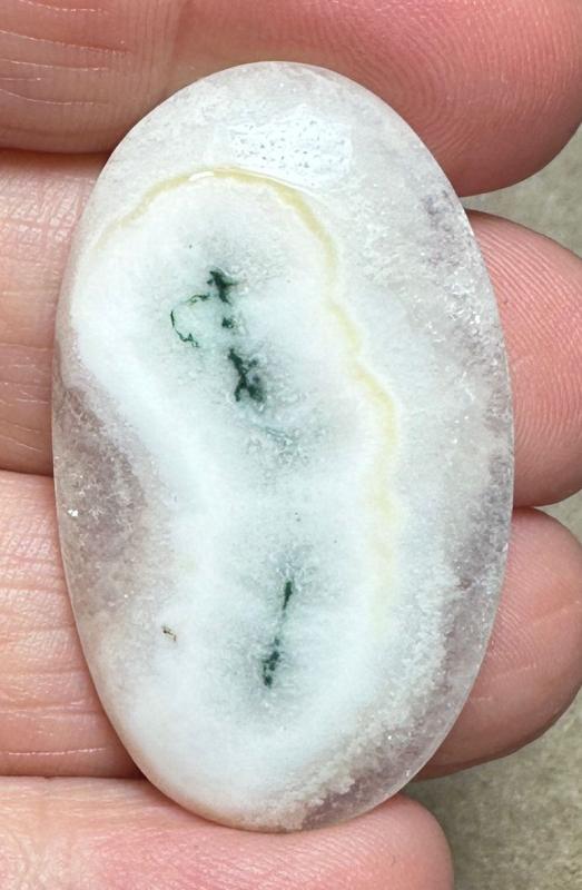 Oval 40x23mm Solar Moss Quartz Cabochon 41