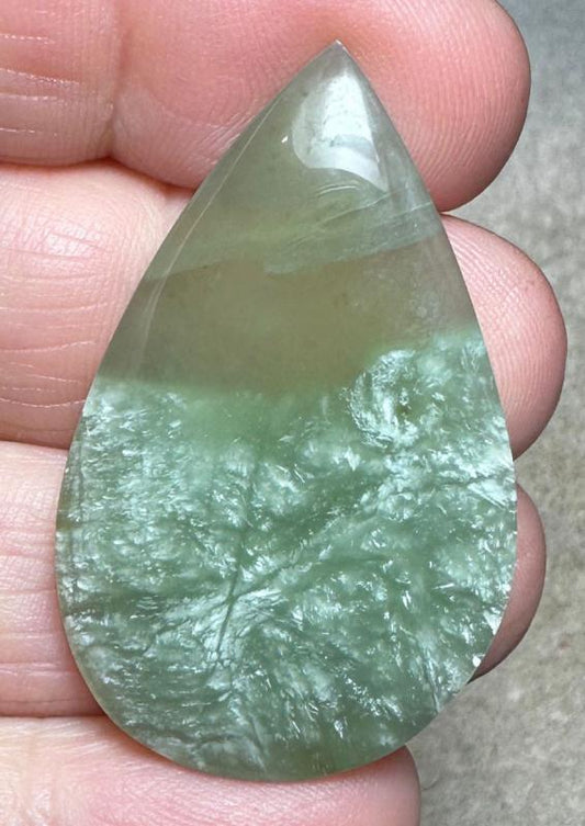 Teardrop 41x25mm Idocrase Cabochon 03