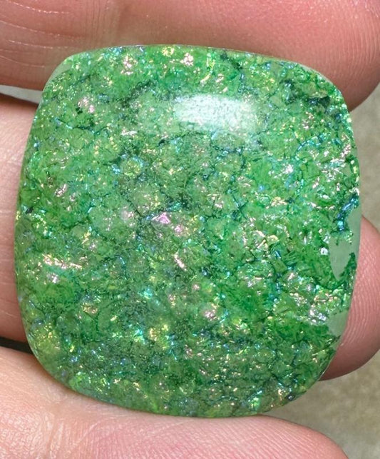 Rectangle 29x27mm Fairy Opal Cabochon 46