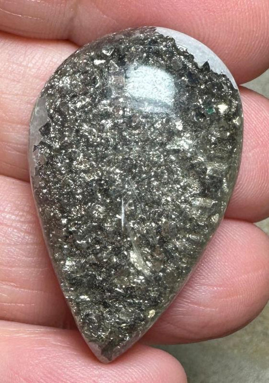Teardrop 36x22mm Fairy Opal Cabochon 52