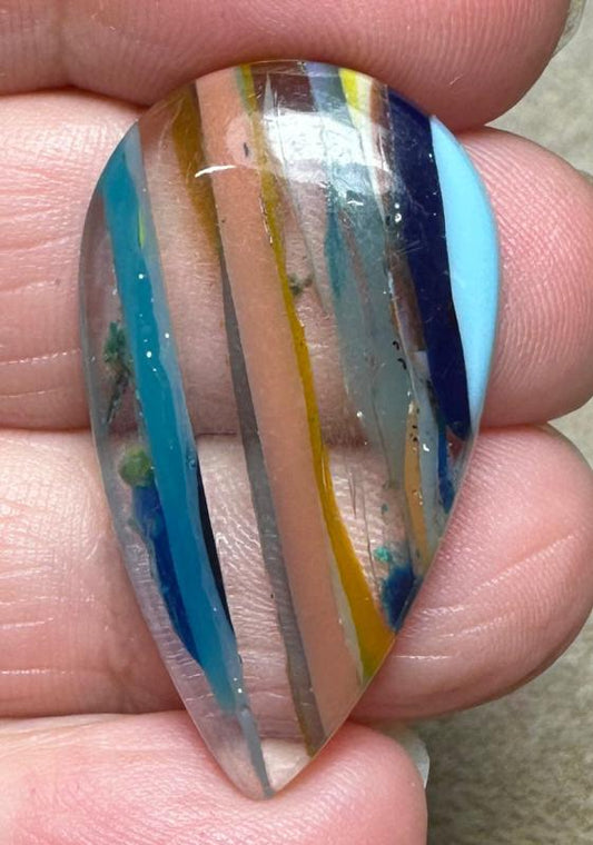Teardrop 35x19mm Surfite Cabochon 04