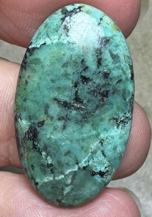 Oval 32x19mm African Turquoise Cabochon 51