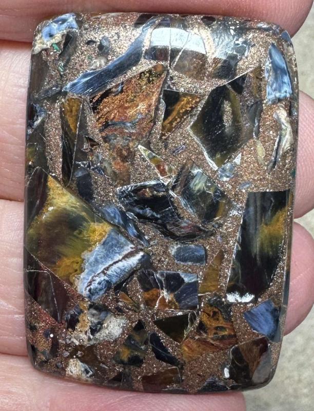 Rectangle 40x28mm Mohave Pietersite Cabochon 06