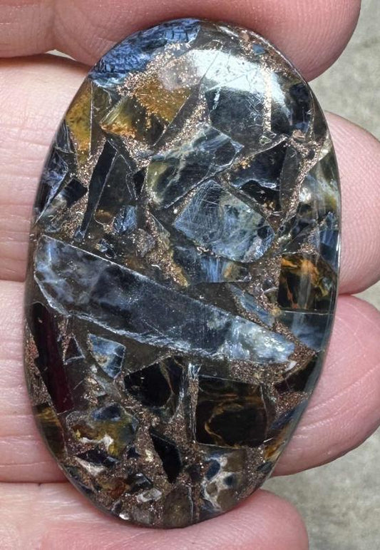 Oval 40x24mm Mohave Pietersite Cabochon 07