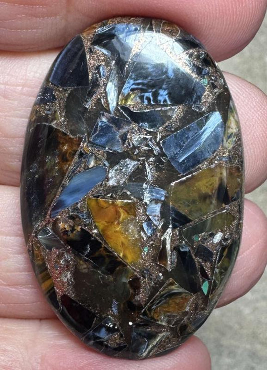 Oval 40x26mm Mohave Pietersite Cabochon 13