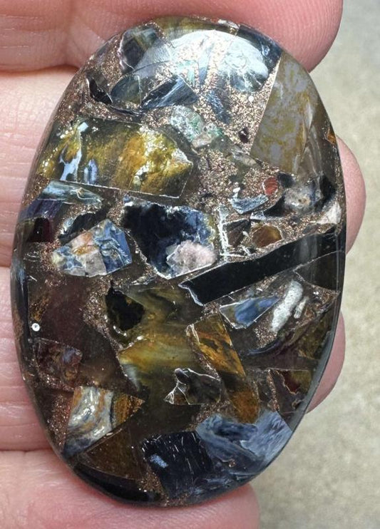 Oval 42x28mm Mohave Pietersite Cabochon 20