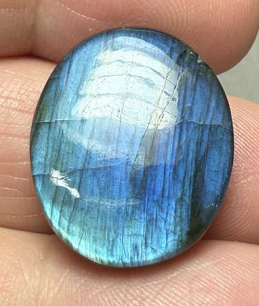 Oval 22x18mm Labradorite Cabochon 06