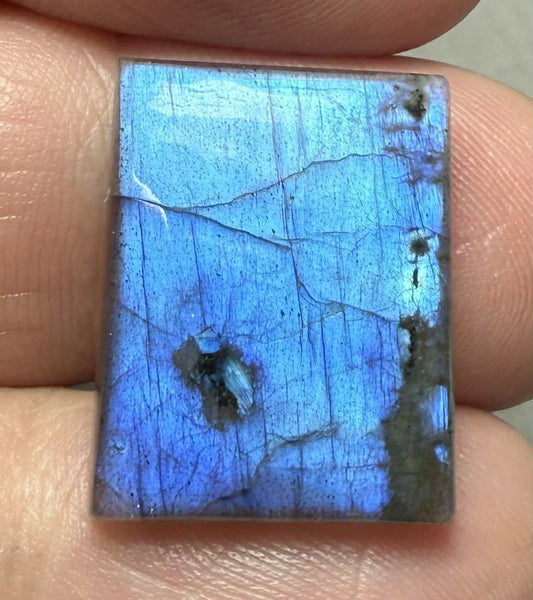 Rectangle 19x15mm Labradorite Cabochon 09