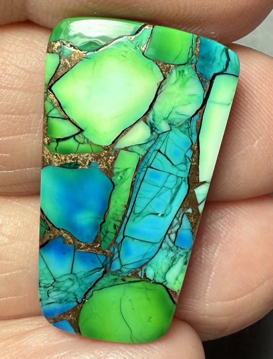 Freeform 29x17mm Peacock Dahlia Cabochon 24