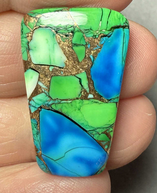 Freeform 29x18mm Peacock Dahlia Cabochon 26