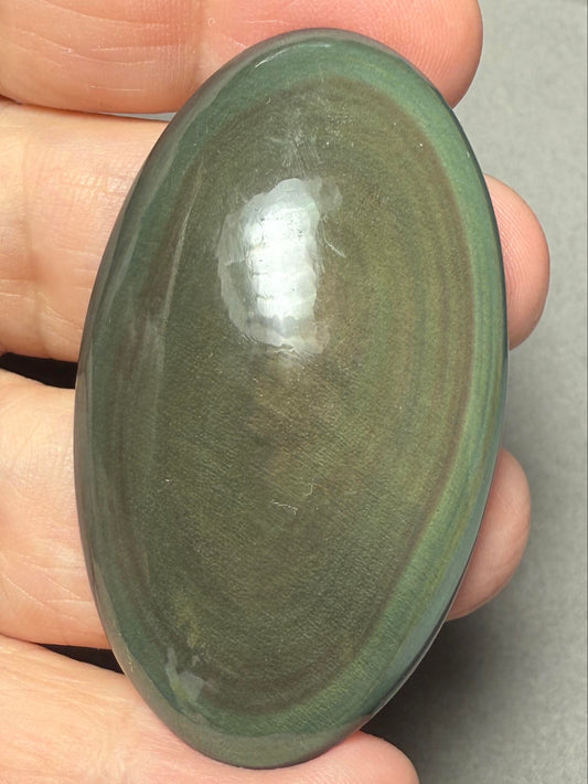 Oval 55x32mm Rainbow Obsidian Cabochon 07
