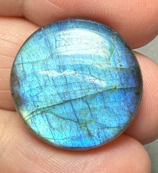 Round 21x21mm Labradorite Cabochon 24