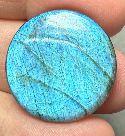 Round 24x24mm Labradorite Cabochon 26