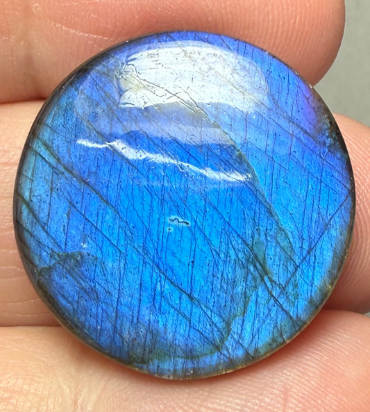 Round 24x24mm Labradorite Cabochon 33