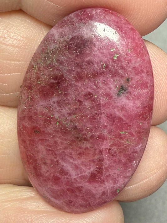 Oval 33x21mm Rhodonite Cabochon 52