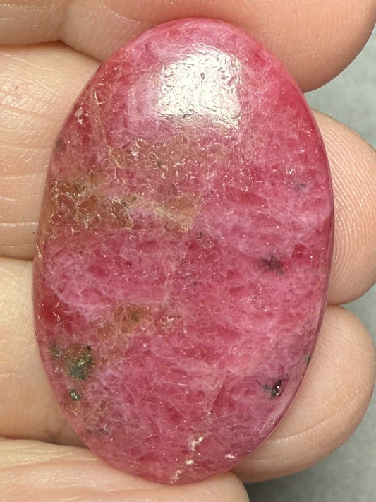 Oval 33x21mm Rhodonite Cabochon 60