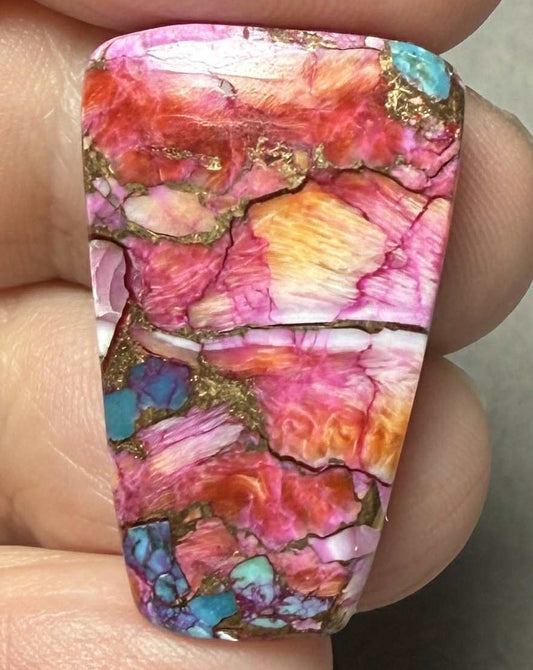 Freeform 28x18mm Starburst Dahlia Cabochon 12