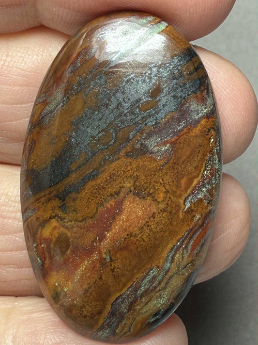 Oval 40x24mm Inferno Jasper Cabochon 22