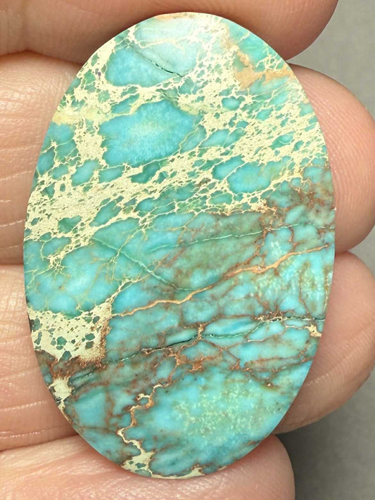 Oval 33x22mm Sea Sediment Jasper Cabochon 52