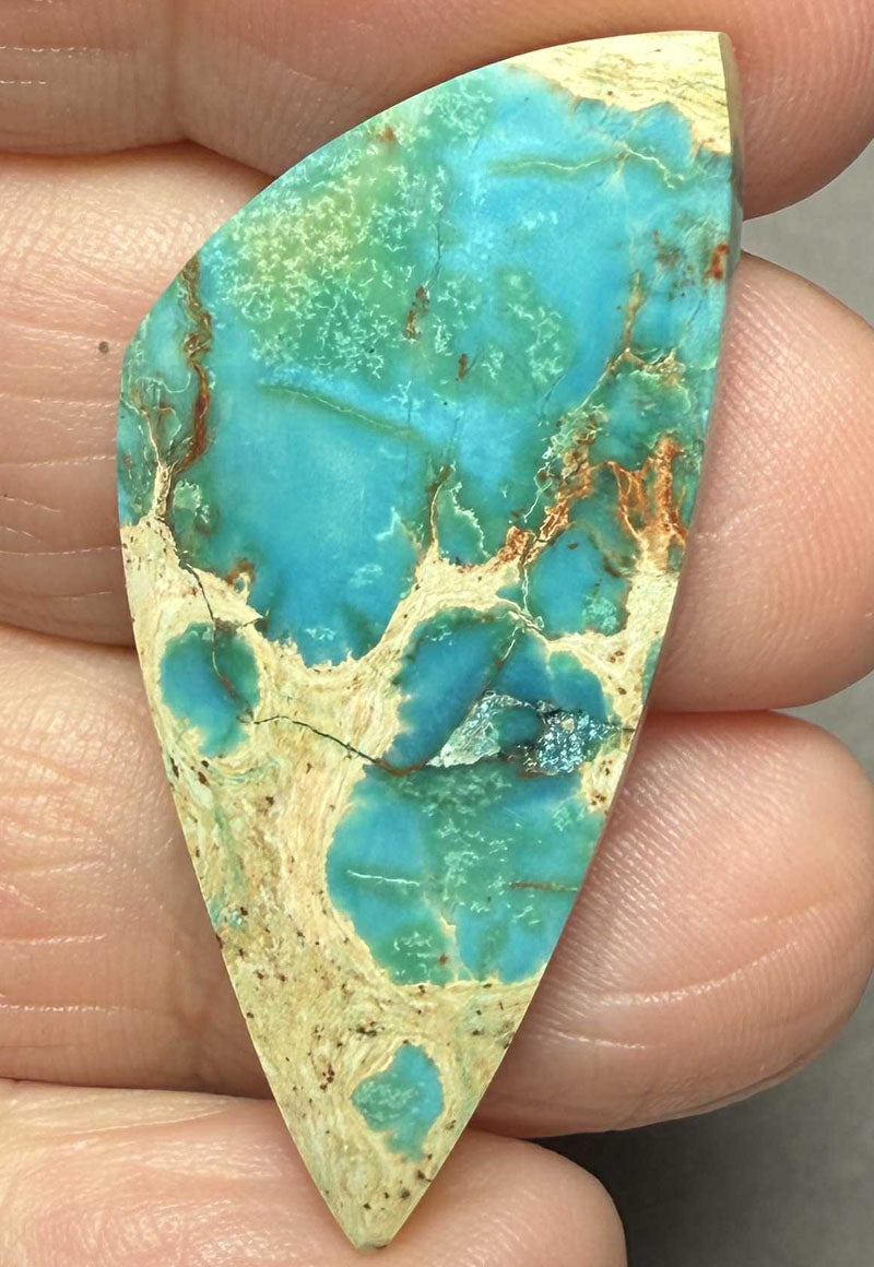 Freeform 41x18mm Sea Sediment Jasper Cabochon 58