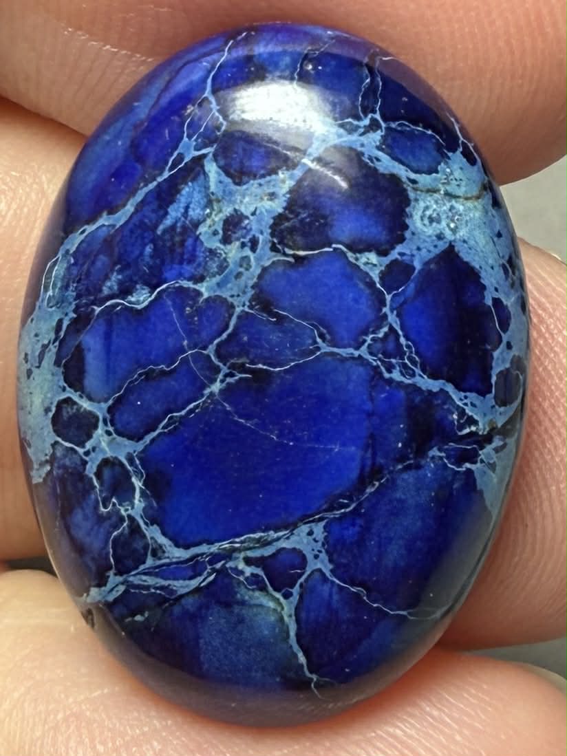 Oval 25x18mm Sea Sediment Jasper Cabochon 90