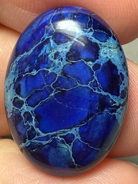 Oval 25x18mm Sea Sediment Jasper Cabochon 90