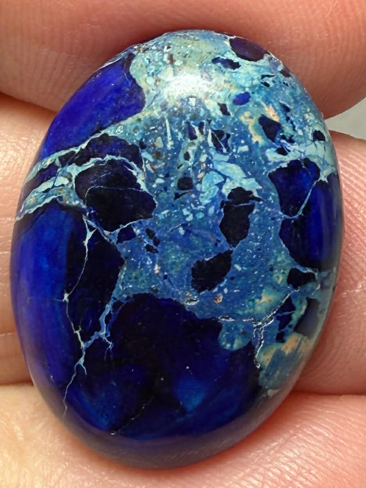 Oval 25x18mm Sea Sediment Jasper Cabochon 108