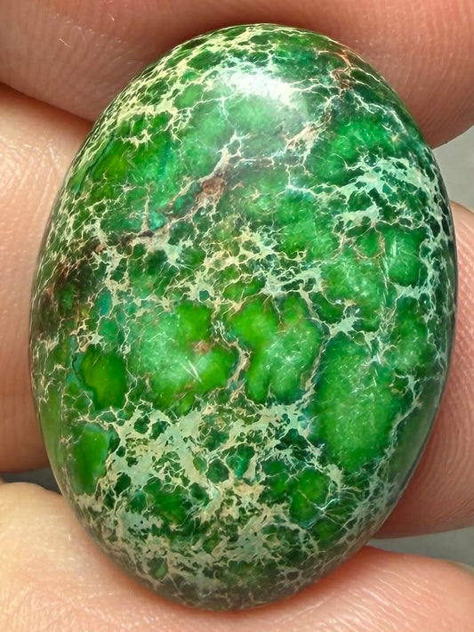 Oval 25x18mm Sea Sediment Jasper Cabochon 120
