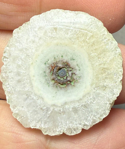 Freeform 31x29mm Natural Solar Quartz Slice 10