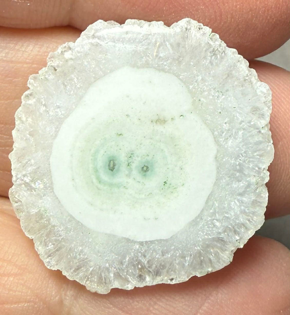 Freeform 25x25mm Natural Solar Quartz Slice 16