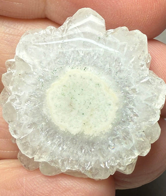 Freeform 30x29mm Natural Solar Quartz Slice 18