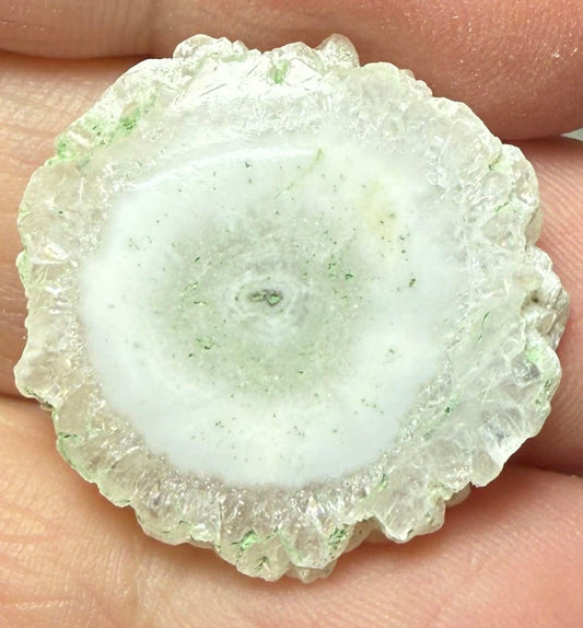 Freeform 24x23mm Natural Solar Quartz Slice 24